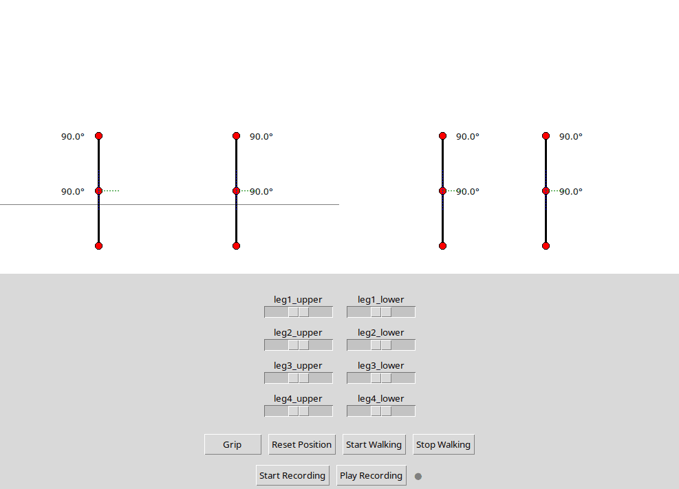 Robotic claw control GUI